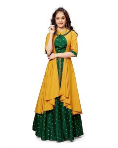Fashion Dream Girls Silk Readymade Lehenga Choli Set